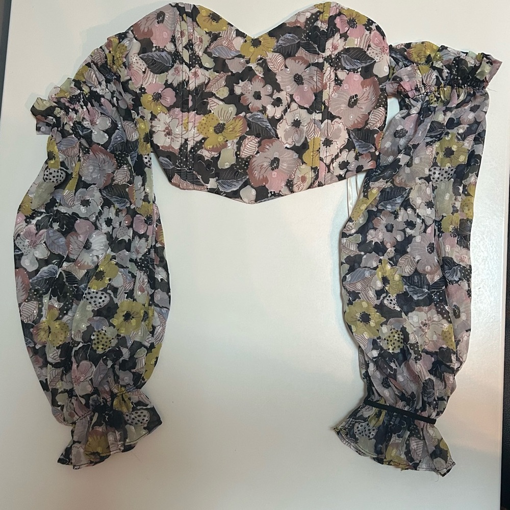 Floral Off-Shoulder Women's Top